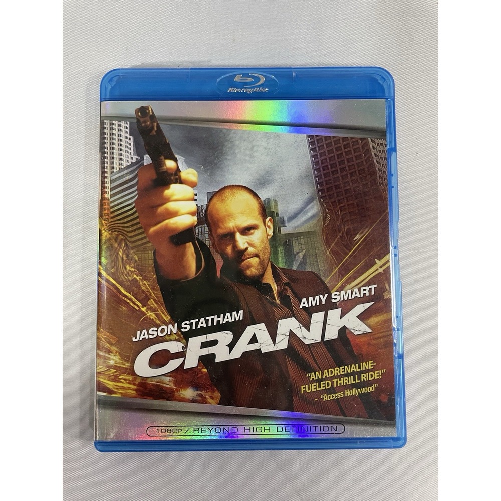 Blu-Ray Movie Crank (2006) Starring Jason Statham -Preowned